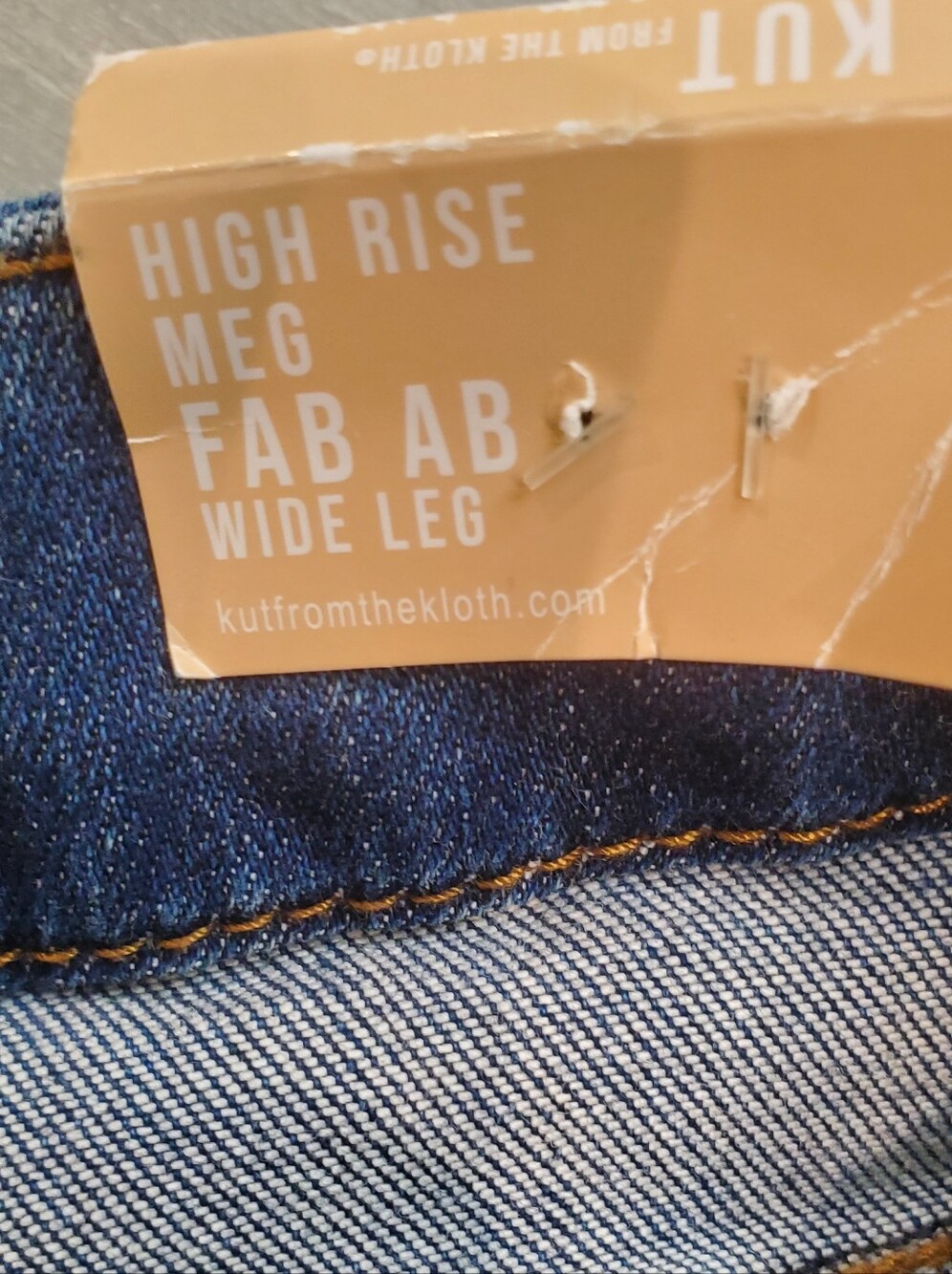 NWT Kut From The Kloth High-Rise MEG Fab AB Wide Leg Women’s Jeans Size 6 - Picture 9 of 13